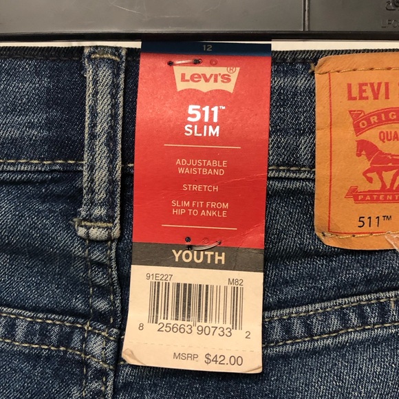 Levi’s 511 Slim Youth Boys Jeans - Picture 7 of 14